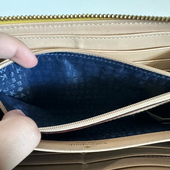 🍋 Kate Spade Wellesley Limoncello Leather Continental Wallet 🍋 - Picture 13 of 16